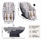 Livemor Flex Massage Chair Full Body Zero Gravity with Heat Recliner Home Massager Brisa