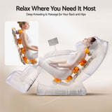 Livemor Beryl Full Body Massage Chair, Airbags Massage, Zero Gravity, with Heat, Electric Recliner