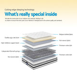 Giselle Bedding 21cm Mattress Pillow Top Queen