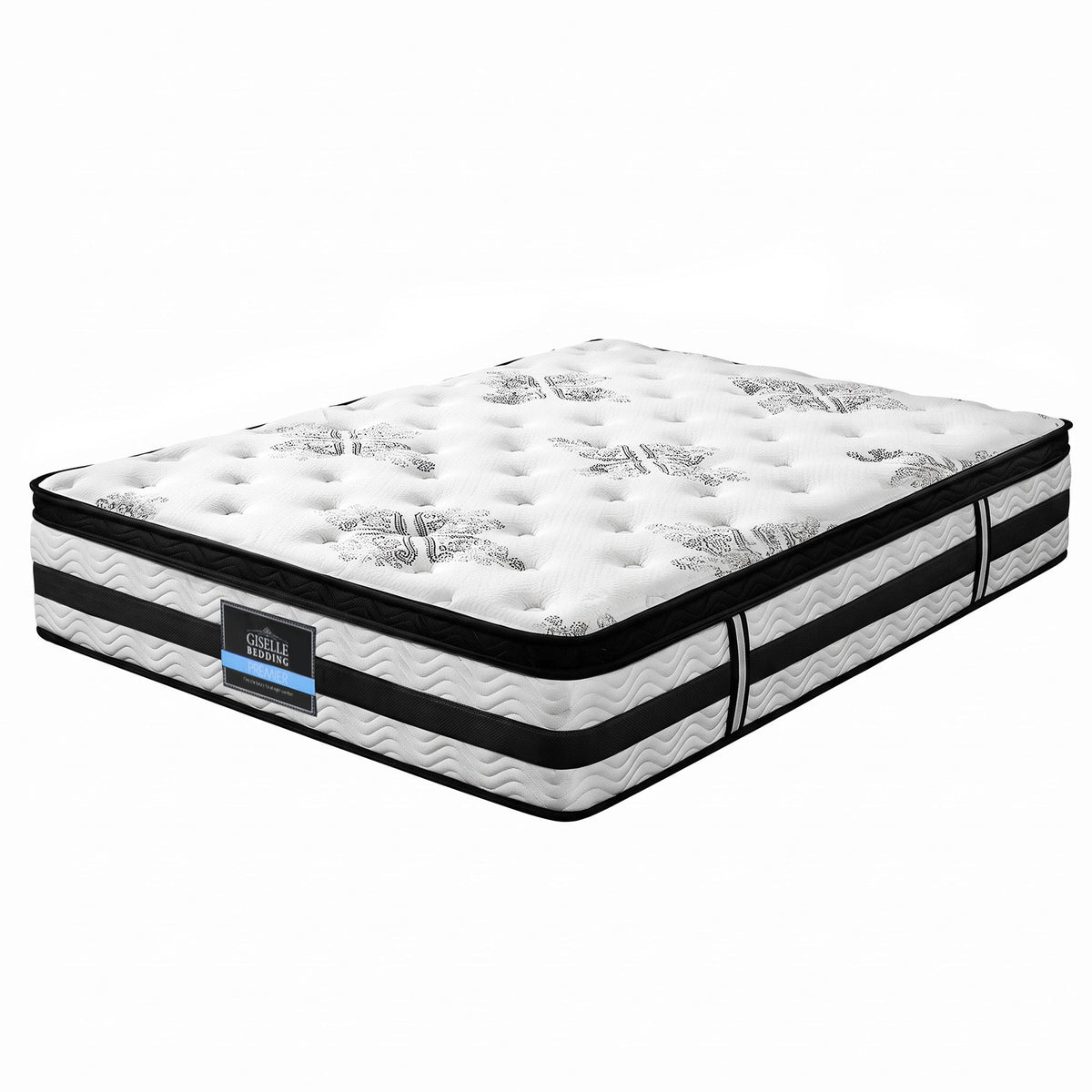Giselle Bedding 34cm Mattress Euro Top Pocket Spring Queen