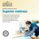 Giselle Bedding 34cm Mattress Cool Gel Memory Foam Single