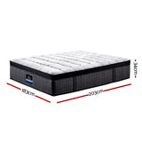 Giselle Bedding 34cm Mattress 9 Zone Latex Foam King