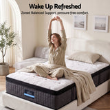 Giselle Bedding 34cm Mattress 9 Zone Latex Foam Single