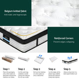 Giselle Bedding 31cm Mattress Euro Top King Single