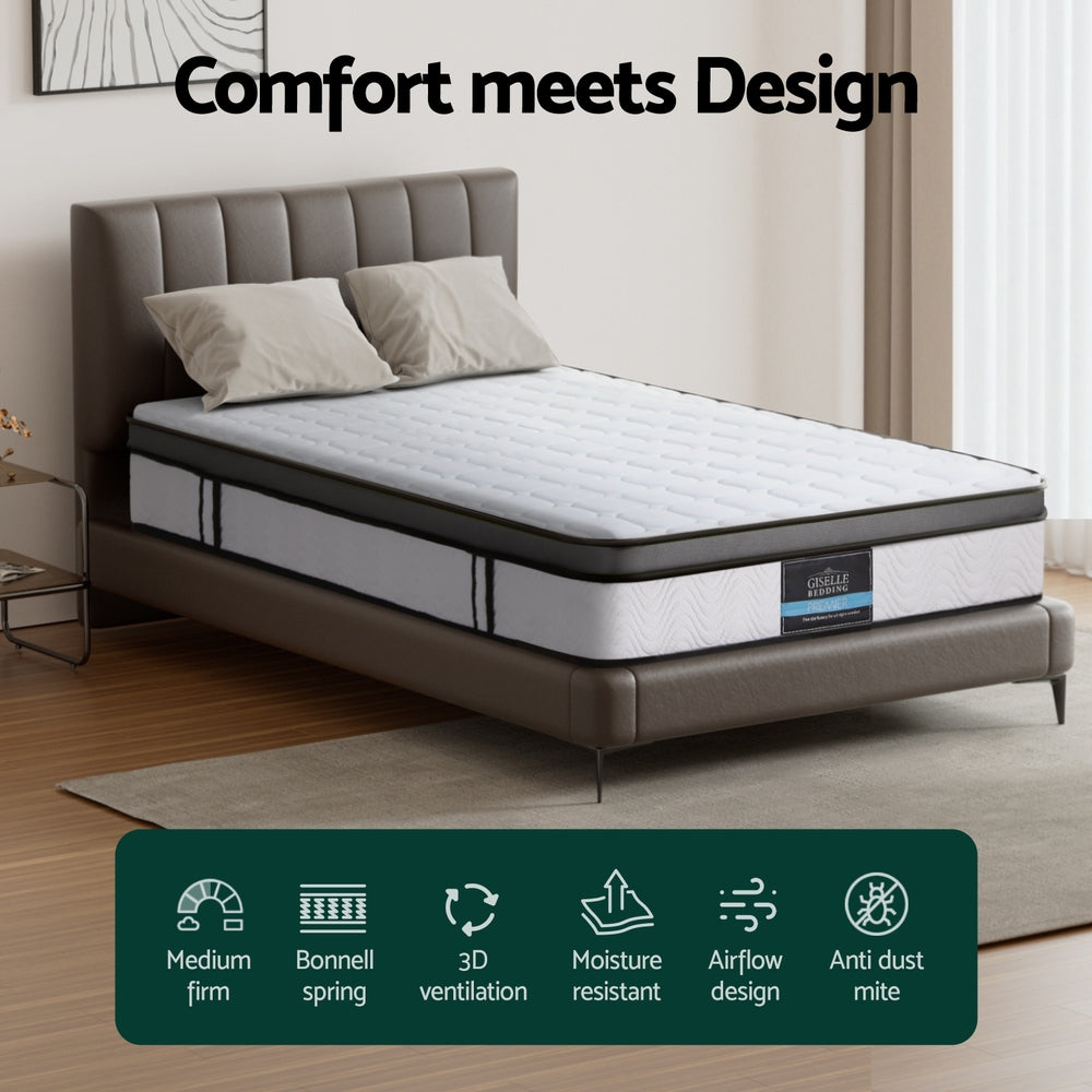 Giselle Mattress Cool Gel Foam 25cm King Single