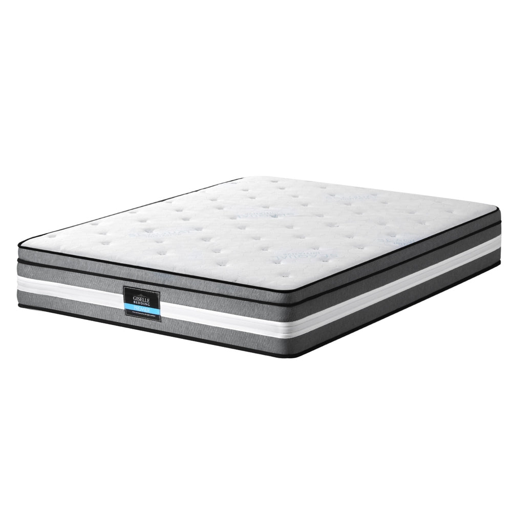Giselle Bedding 30cm Mattress Gel Foam Pocket Spring Queen