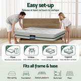 20cm Giselle Mattress Double Green Tea Mattresses