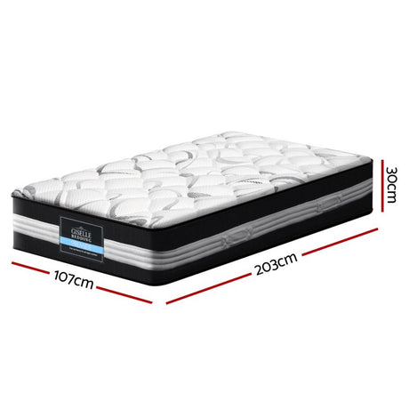 Giselle Bedding 30cm Mattress Medium Firm King Single