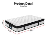 Giselle Bedding 31cm Mattress Euro Top Single