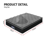 Giselle Bedding 34cm Mattress Bamboo Cover King