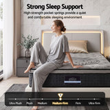 Giselle Bedding 34cm Mattress Bamboo Cover King Single