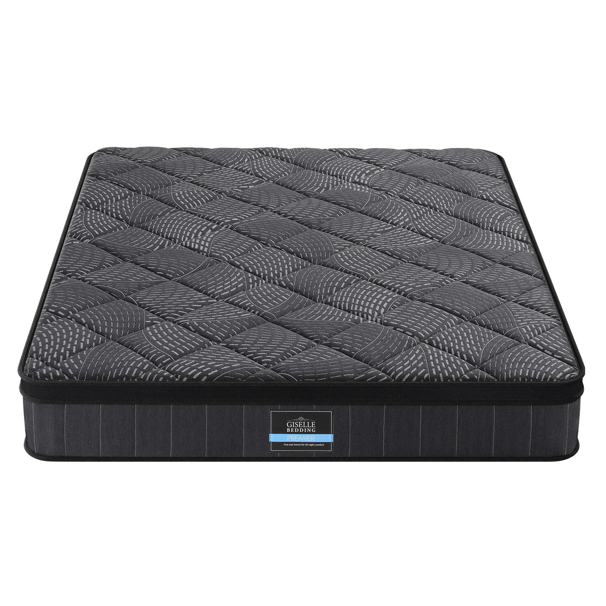 Giselle Bedding Queen Mattress 25cm Pocket Spring Latex Euro Top Medium Firm Bed