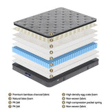 26cm Giselle Mattress King Latex Foam Mattresses