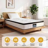 Giselle Bedding 30cm Mattress Pocket Spring Medium Firm Foam Euro Top King Single