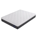 Levitex Double Mattress Lumbar Support, 5-Zone Pocket Springs & 2-Row Hardened Edges for Deep Sleep, Cooling Gel Memory & Egg-Crate Foam