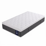 Levitex King Single Mattress Lumbar Support, 5-Zone Pocket Springs & 2-Row Hardened Edges for Deep Sleep, Cooling Gel Memory & Egg-Crate Foam