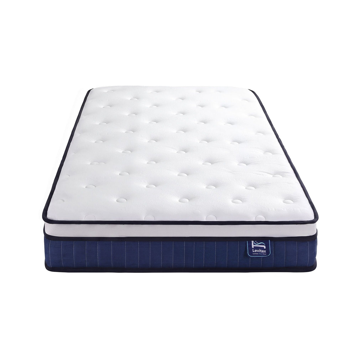 Levitex King Single Mattress 23CM With Pocket Spring & Cooling Gel Foam, Medium-Firm Full-Body Support, Mattresses In A Box