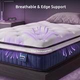 Levitex King Single Mattress 23CM With Pocket Spring & Cooling Gel Foam, Medium-Firm Full-Body Support, Mattresses In A Box