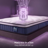Levitex King Single Mattress 23CM With Pocket Spring & Cooling Gel Foam, Medium-Firm Full-Body Support, Mattresses In A Box