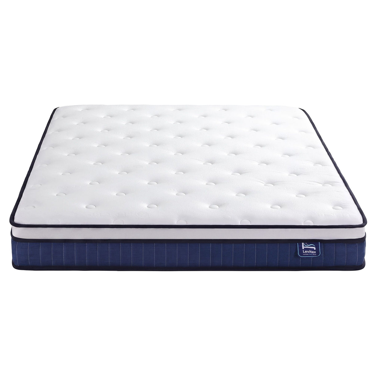 Levitex Queen Mattress 23CM With Pocket Spring & Cooling Gel Foam, Medium-Firm Full-Body Support, Mattresses In A Box