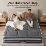 Giselle Mattress 35cm Hybrid Pocket Spring Euro Top King