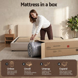 Giselle Mattress 35cm Hybrid Pocket Spring Euro Top King