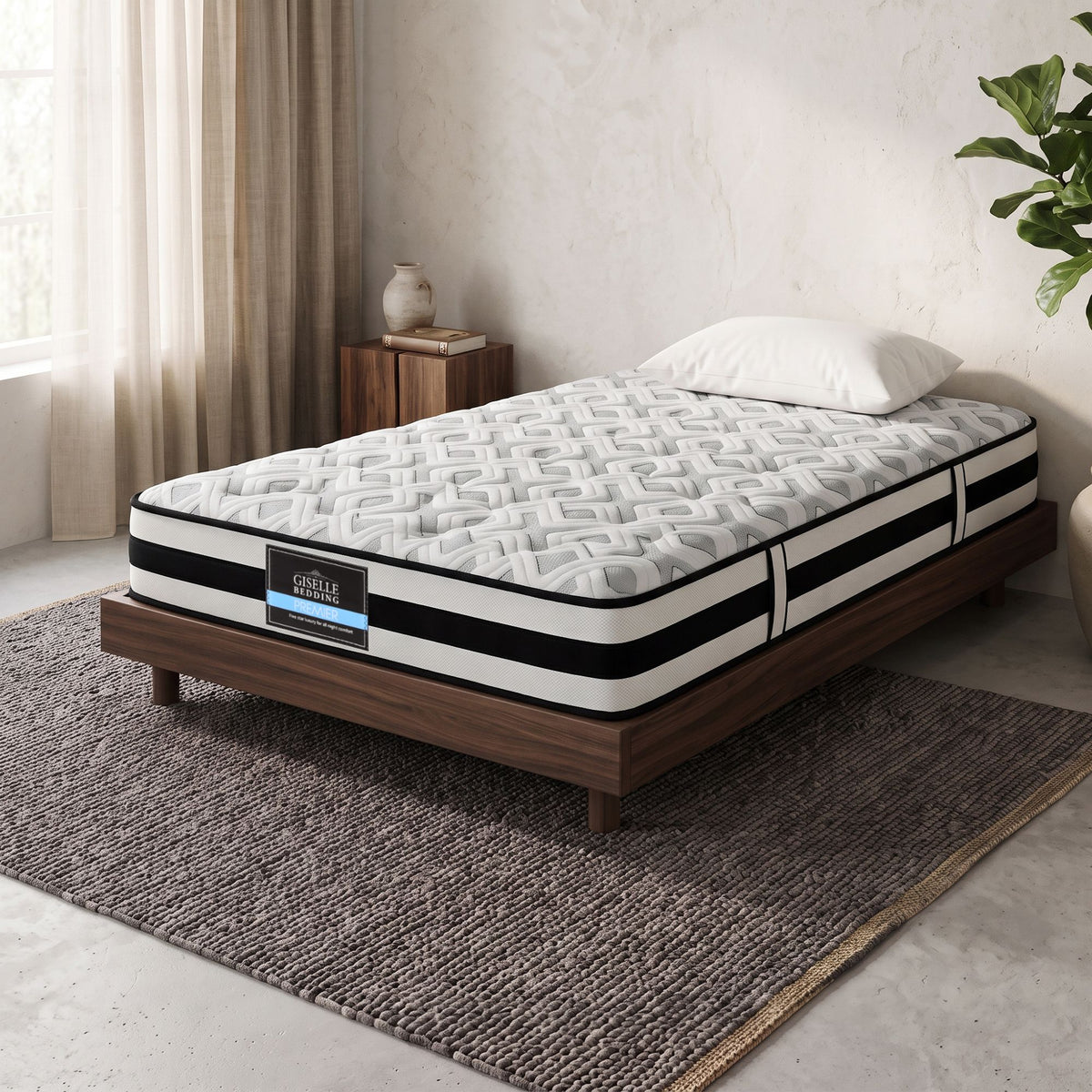 Giselle Bedding 24cm Mattress Super Firm Single