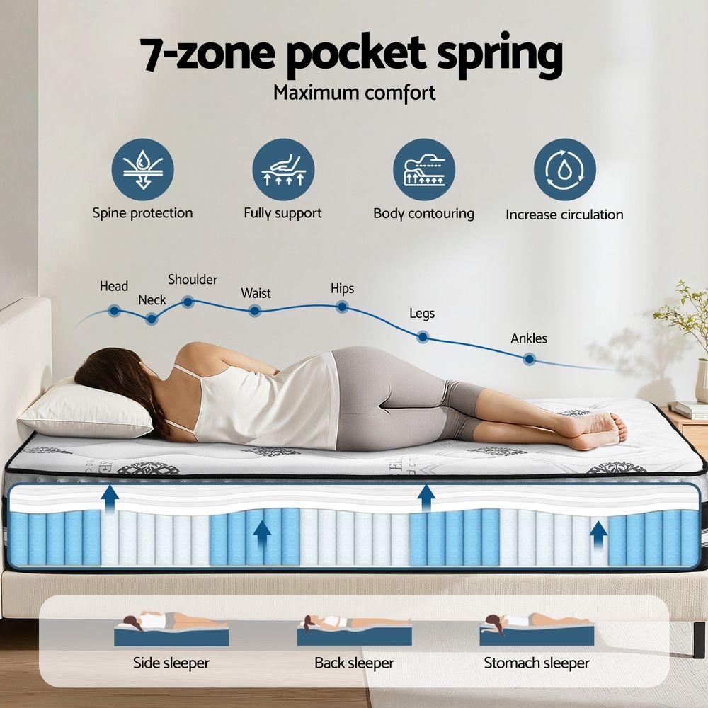 Giselle Bedding 35cm Mattress Cool Gel Memory Foam Queen