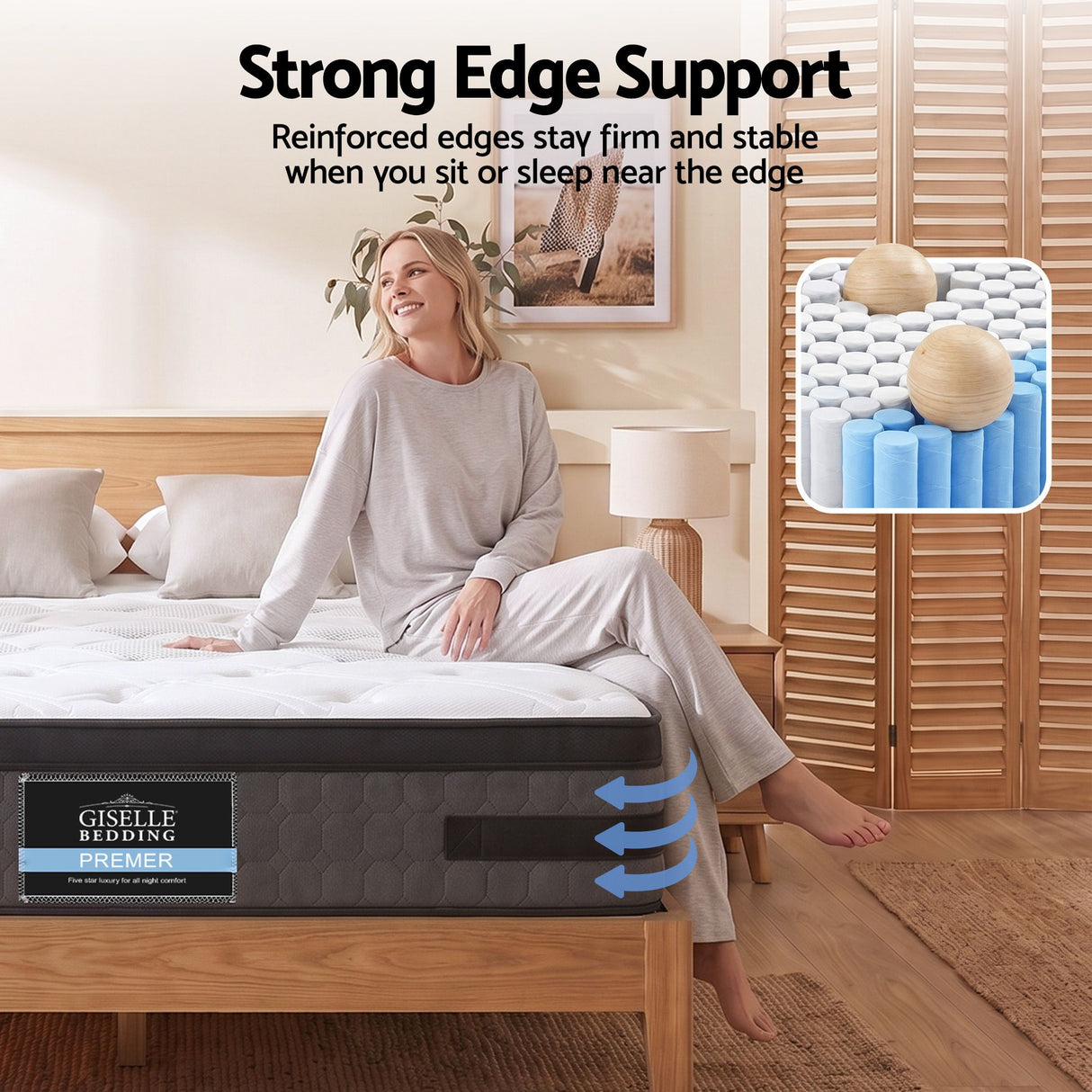 Giselle Bedding 36cm Mattress Cool Gel Memory Foam King