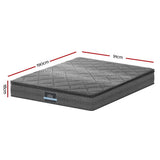 Giselle Bedding 18cm Mattress Pillow Top Single