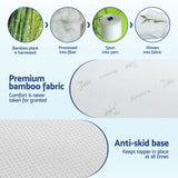 Giselle Bedding 5cm Memory Foam Mattress Topper 7-Zone King Single