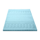 Giselle Bedding 5cm Memory Foam Mattress Topper 7-Zone King Single