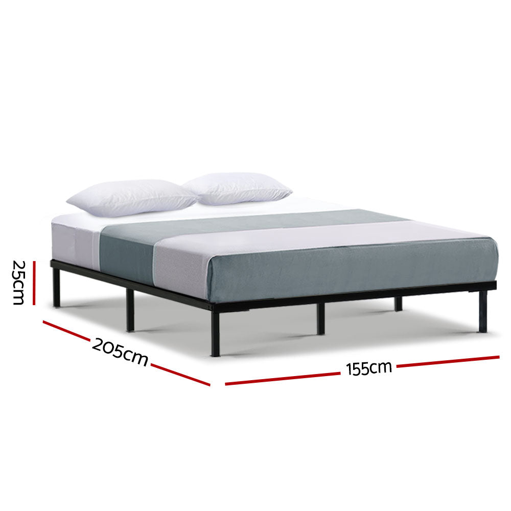 Artiss Bed Frame Queen Size Metal Bed Frame TED