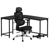 Artiss Computer Desk L-Shape Study Desks Ergonomic Office Chair Mesh Chairs