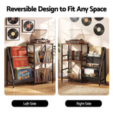Artiss Record Player Stand with 3-Tier Vinyl Record Storage Turntable Stand