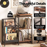 Artiss Record Player Stand with 3-Tier Vinyl Record Storage Turntable Stand