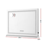 Embellir Bluetooth Makeup Mirror 58x46cm Hollywood Vanity with LED Light Crystal