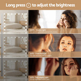 Embellir Makeup Mirror 80x58cm Hollywood Vanity with LED Light Tabletop Wall
