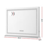 Embellir Bluetooth Makeup Mirror 80x58cm Hollywood Vanity with LED Light Crystal