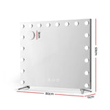 80x65cm Embellir Makeup Mirror Hollywood Vanity with LED Light Silver Legs