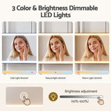 Embellir 3 Way Mirror with LED Lights for Self Hair Cutting