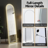 Embellir LED Full Length Mirror Floor Dressing Mirror 160cm