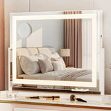 Embellir Makeup Mirror 58x46cm 360～ Rotatable Vanity Mirror with Lights Bright Light Strip Adjustable