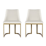 Artiss Dining Chairs Set of 2 Linen Fabric Frame Beige