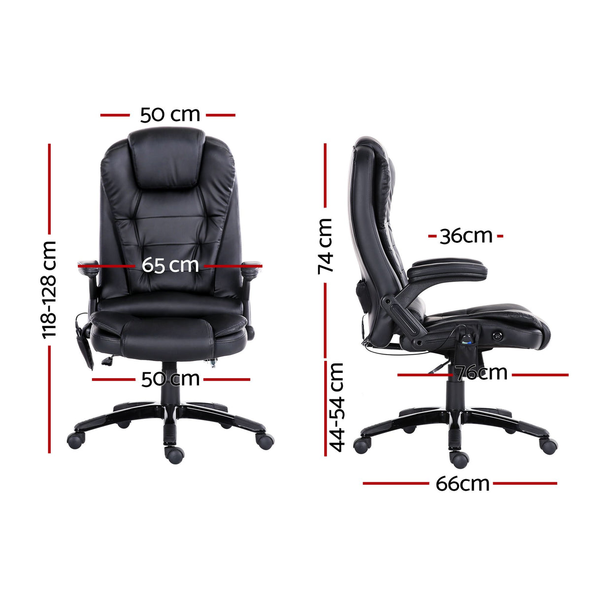 Massage Office Chair Black
