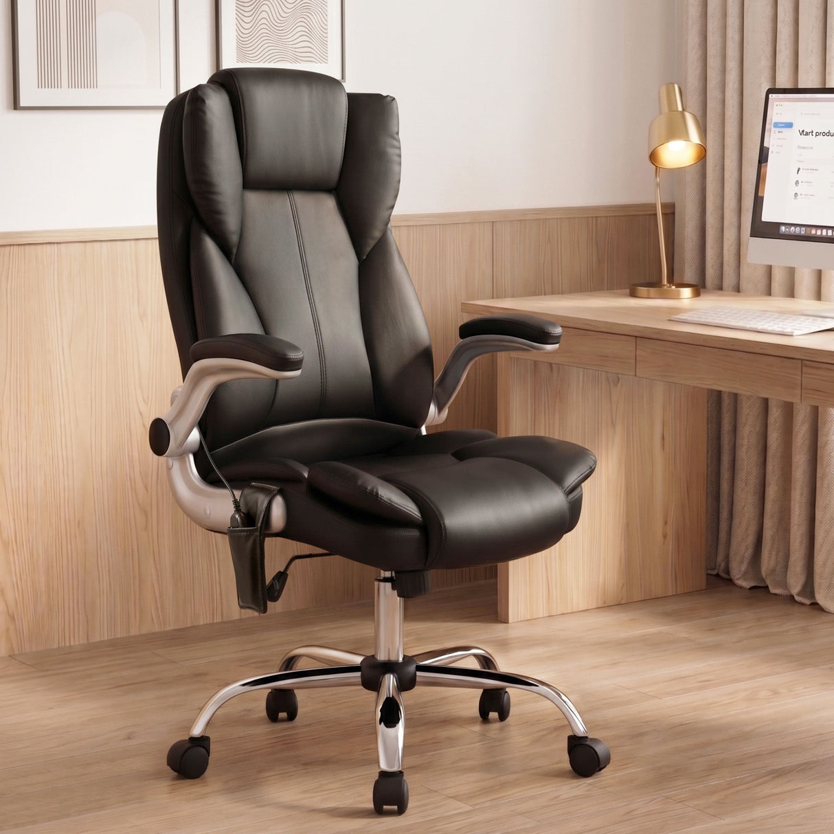 Kuro Massage Office Chair Black