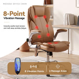 Kuro Massage Office Chair Espresso