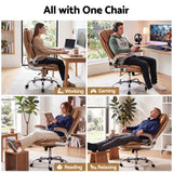 Kuro Massage Office Chair Espresso