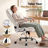 Kuro Massage Office Chair White