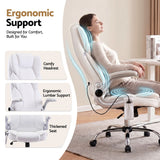 Kuro Massage Office Chair White